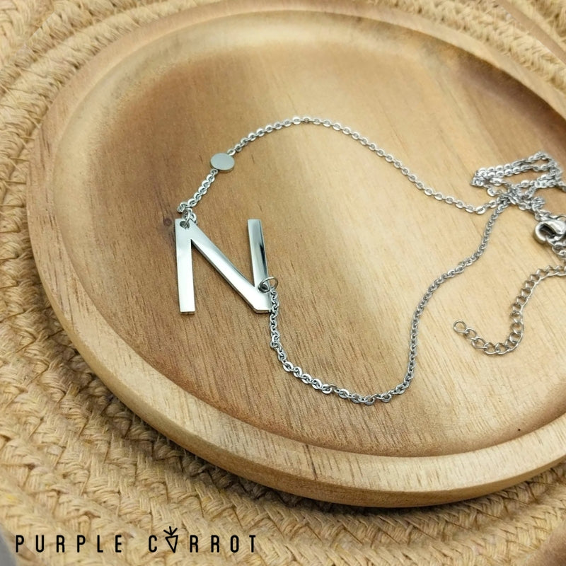 April Fools Tilted Initial Jewellery