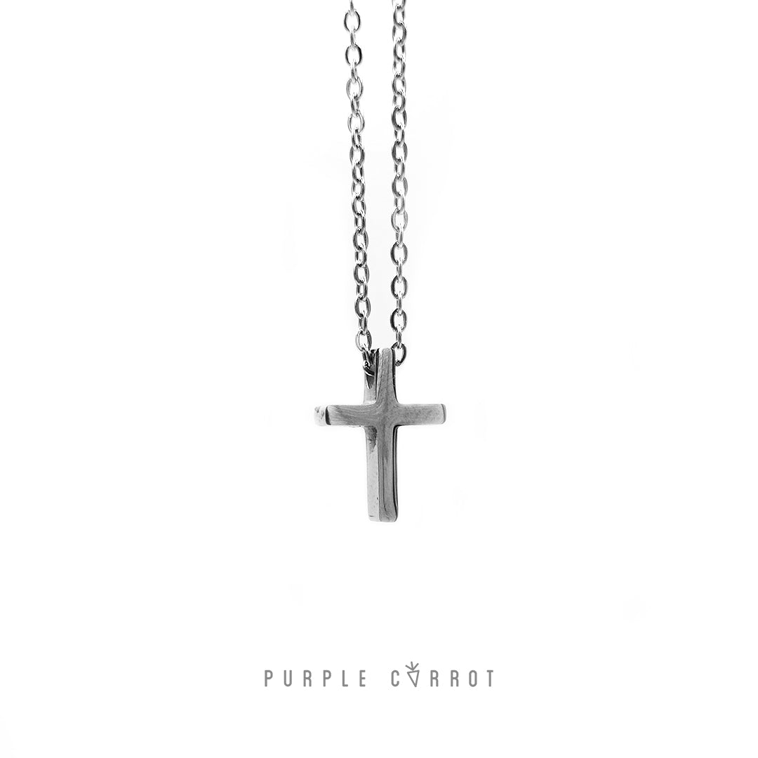 Threaded Cross Necklace