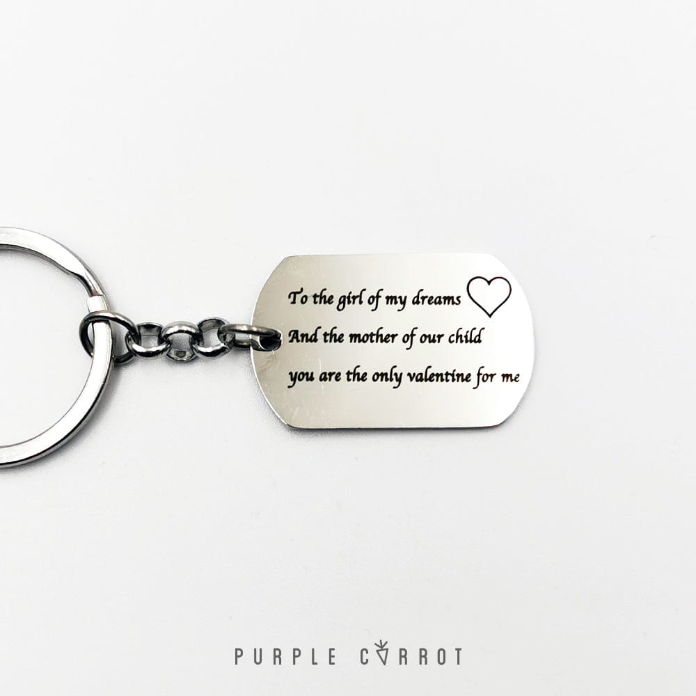 Love Dogtag Keychain
