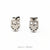 Owl Stud silver earrings