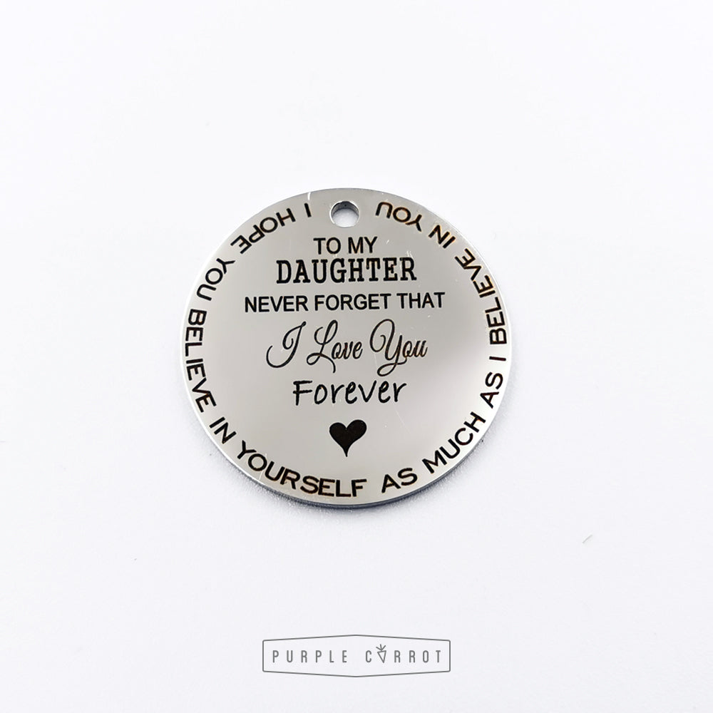 I Love You Forever Keychain