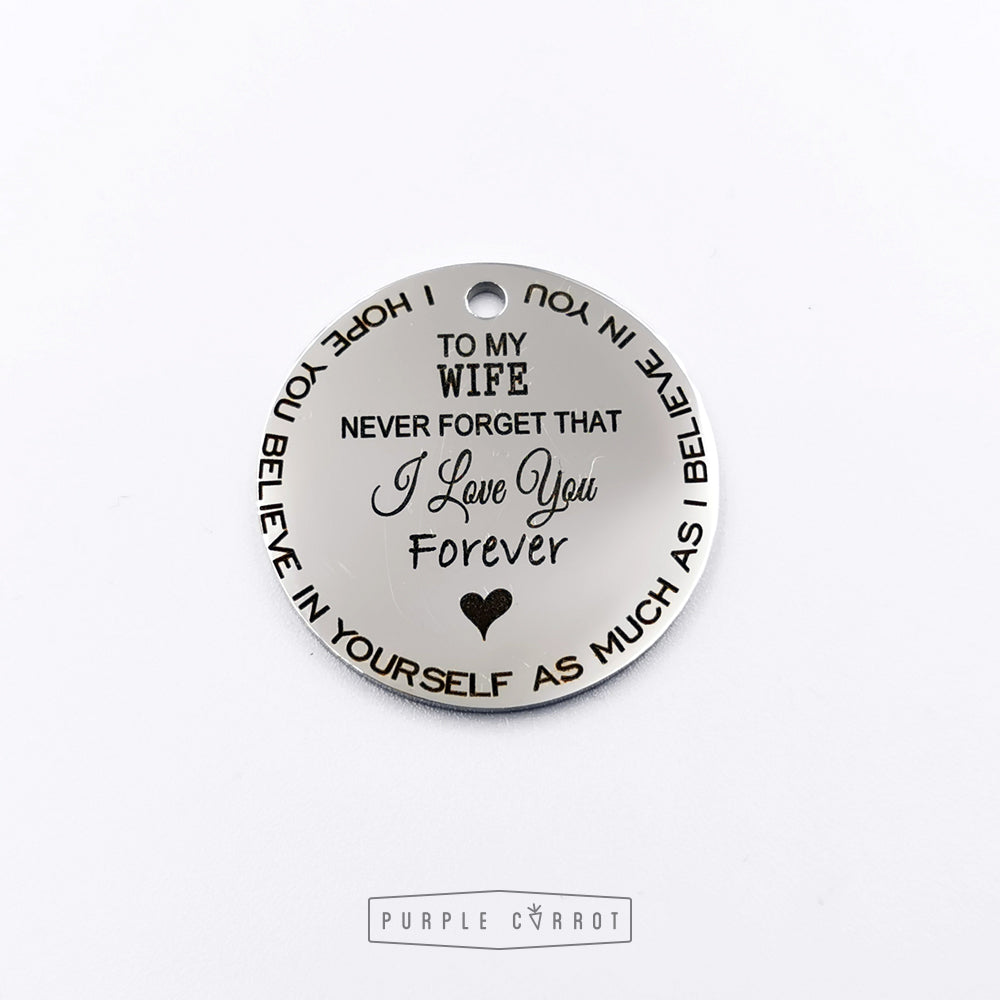 I Love You Forever Keychain